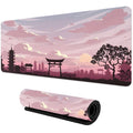 Sakura cenário mouse pad grande antiderrapante borracha gaming mousepad durável almofada de mesa borda de costura grossa adequado para escritório e jogos