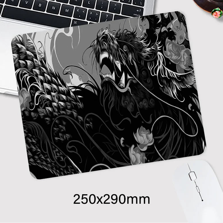 Grande Dragão Chinês Mouse Pad, Teclado Mousepad, Acessórios para Jogos, Computador de Escritório, PC Gamer, Laptop Desk Mat, XXL