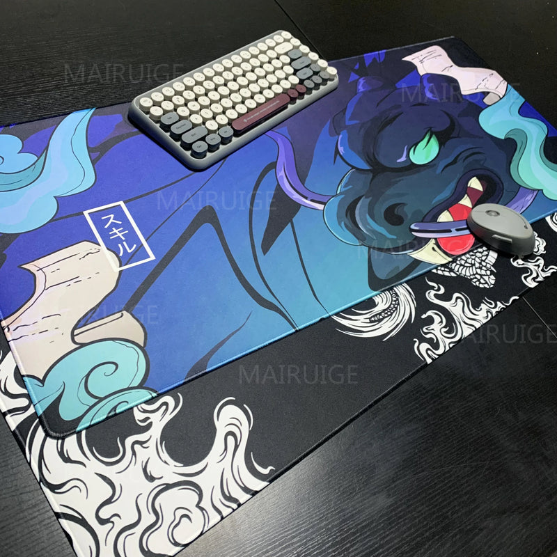 Grande Dragão Chinês Mouse Pad, Teclado Mousepad, Acessórios para Jogos, Computador de Escritório, PC Gamer, Laptop Desk Mat, XXL