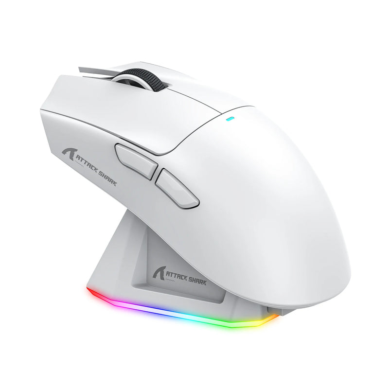 Mouse sem fio Attack Shark X11, conexão tripla modo 2,4 GHz/com fio/Bluetooth PAW3311 22000DPI 400IPS RGB Mouse para jogos para PC